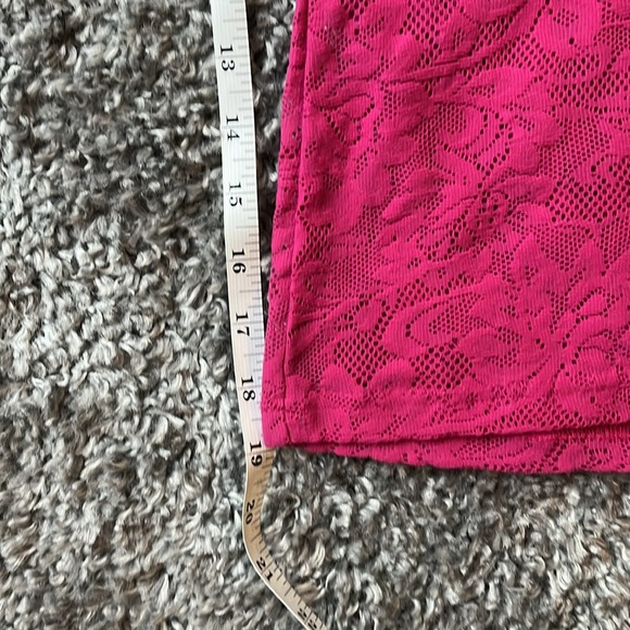 Ariat Hot Pink Long Sleeve Laced Top - XXL - Picture 7 of 7